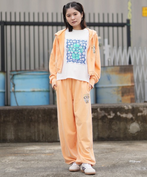 ROXY(ロキシー)の「ROXY/ロキシー ROXY ウィメンズ ロンパン 別注 WAVE CLUB PANTS RPT261647M(その他パンツ・レディース・ブラック/ホワイト/オレンジ・S/M)」の19枚目の写真