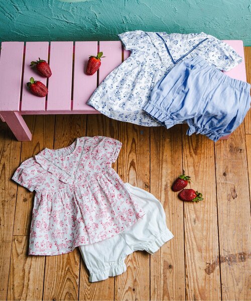 Boribon(ボリボン)の「ナインチェミルキースーツ(その他ベビーウェア・キッズ・ピンク/ブルー・70/80/90)」の9枚目の写真