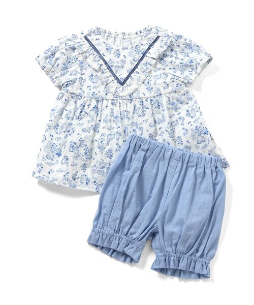 Boribon(ボリボン)の「ナインチェミルキースーツ(その他ベビーウェア・キッズ・ピンク/ブルー・70/80/90)」の3枚目の写真