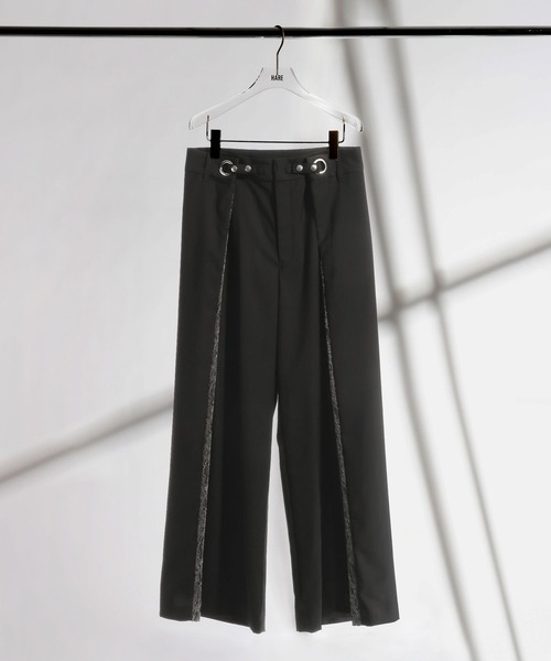 HARE(ハレ)の「【SET UP対応】TSUNAGARIタックパンツ(HARE)(その他パンツ・メンズ・ブラック/グレー・FREE)」の2枚目の写真