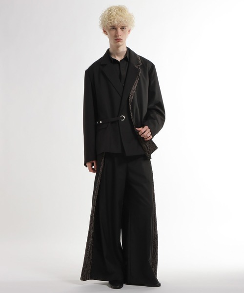 HARE(ハレ)の「【SET UP対応】TSUNAGARIタックパンツ(HARE)(その他パンツ・メンズ・ブラック/グレー・FREE)」の5枚目の写真