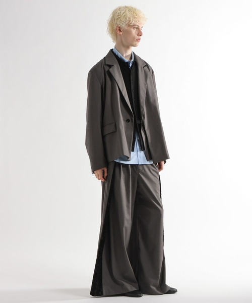 HARE(ハレ)の「【SET UP対応】TSUNAGARIタックパンツ(HARE)(その他パンツ・メンズ・ブラック/グレー・FREE)」の12枚目の写真