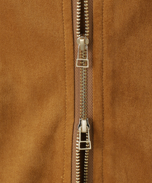 IENA（イエナ）の「フェイクスエードブルゾン（ライダースジャケット・レディース・キャメル・FREE）」の19枚目の写真