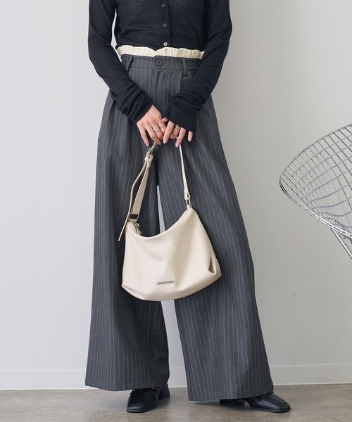 NOGLE（ノグル）の「【NOGLE/ノグル】ウエストフリルレーススラックス（スラックス・レディース・ブラック系/グレー/グレー系/アイボリー系/ブラック・FREE）」の19枚目の写真