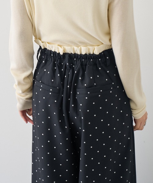 NOGLE（ノグル）の「【NOGLE/ノグル】ウエストフリルレーススラックス（スラックス・レディース・ブラック系/グレー/グレー系/アイボリー系/ブラック・FREE）」の18枚目の写真