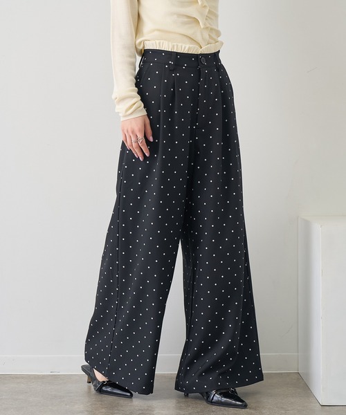 NOGLE（ノグル）の「【NOGLE/ノグル】ウエストフリルレーススラックス（スラックス・レディース・ブラック系/グレー/グレー系/アイボリー系/ブラック・FREE）」の12枚目の写真