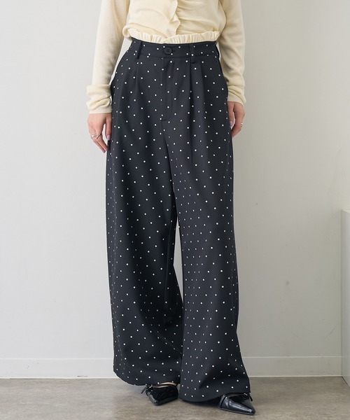 NOGLE（ノグル）の「【NOGLE/ノグル】ウエストフリルレーススラックス（スラックス・レディース・ブラック系/グレー/グレー系/アイボリー系/ブラック・FREE）」の11枚目の写真