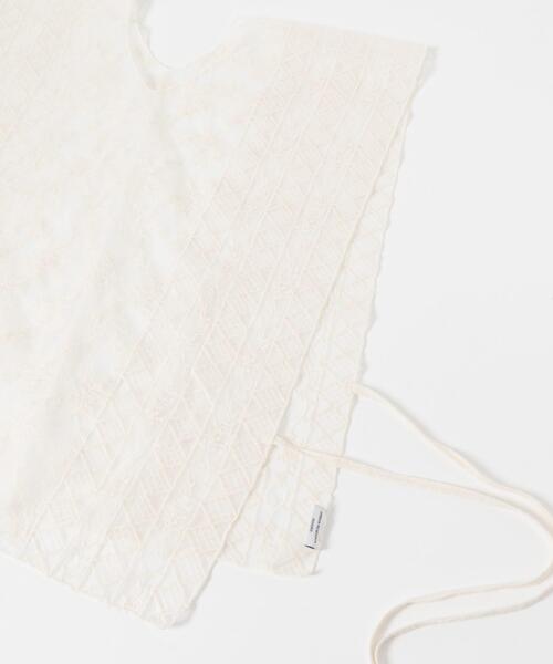 URBAN RESEARCH DOORS（アーバンリサーチドアーズ）の「2WAYレースカバー | レースベスト/セレモニー/オケージョン/入卒式/お呼ばれ/フェミニン/きれいめ/結婚式/レイヤード（ストール/ショール・レディース・ブラック/ナチュラル・ONE）」の10枚目の写真