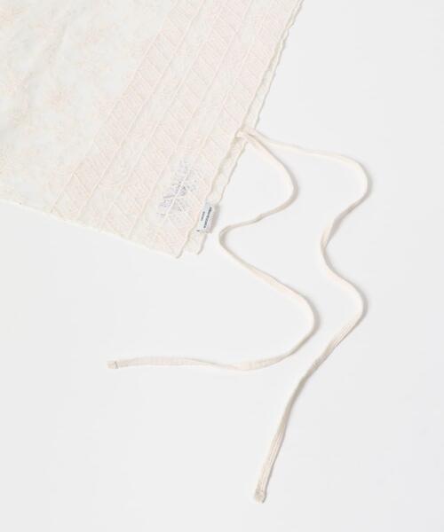 URBAN RESEARCH DOORS（アーバンリサーチドアーズ）の「2WAYレースカバー | レースベスト/セレモニー/オケージョン/入卒式/お呼ばれ/フェミニン/きれいめ/結婚式/レイヤード（ストール/ショール・レディース・ブラック/ナチュラル・ONE）」の11枚目の写真