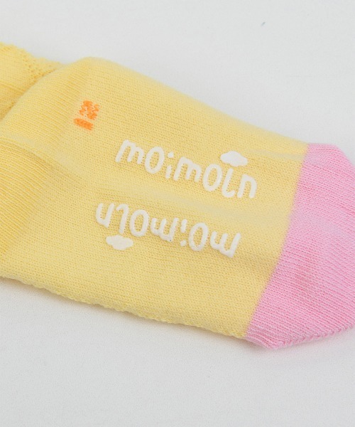 moimoln(モイモルン)の「配色イエローカラークルーソックス・靴下(ソックス/靴下・キッズ・ライトイエロー・12cm/14cm/18cm/10cm/16cm)」の6枚目の写真