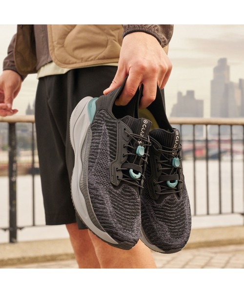 Clarks(クラークス)の「Pace Rise / メンズ ペースライズ (ブラックコンビ)(スニーカー・メンズ・ブラック・UK6.5/UK7/UK7.5/UK8/UK8.5/UK9/UK9.5/UK10/UK6)」の13枚目の写真