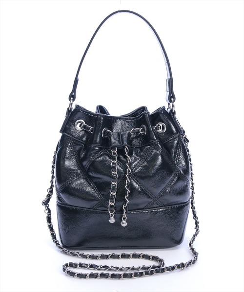 セール】キルティング巾着2WAYバッグ［大人 カジュアル 着回し力抜群