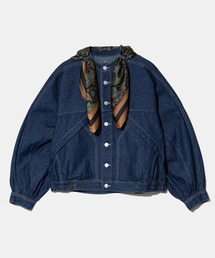 mililopiulu（ミリロピュール）の「mililopiulu/ミリロピュール　オーバーウィング デニムジャケット（デニムジャケット）」