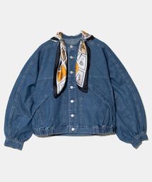 mililopiulu（ミリロピュール）の「mililopiulu/ミリロピュール　オーバーウィング デニムジャケット（デニムジャケット）」