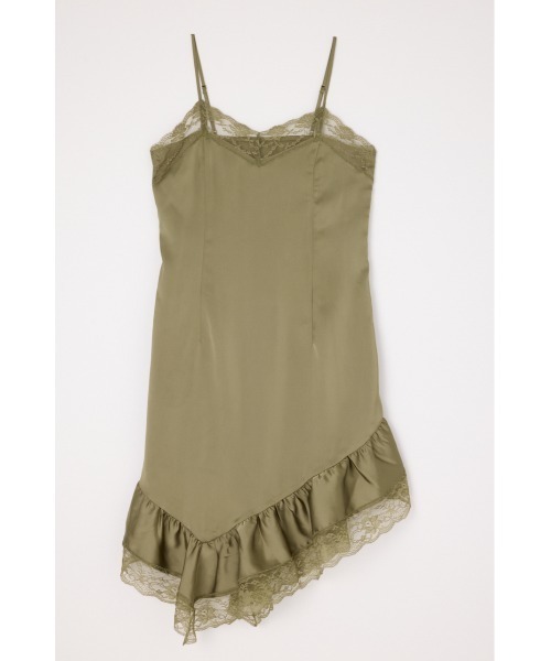 LAGUA GEM（ラグアジェム）の「SATIN LACE CAMI ワンピース（ワンピース・レディース・ブラック/オフホワイト/カーキ・SMALL/MEDIUM）」の15枚目の写真
