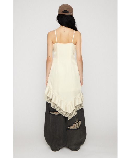 LAGUA GEM（ラグアジェム）の「SATIN LACE CAMI ワンピース（ワンピース・レディース・ブラック/オフホワイト/カーキ・SMALL/MEDIUM）」の10枚目の写真