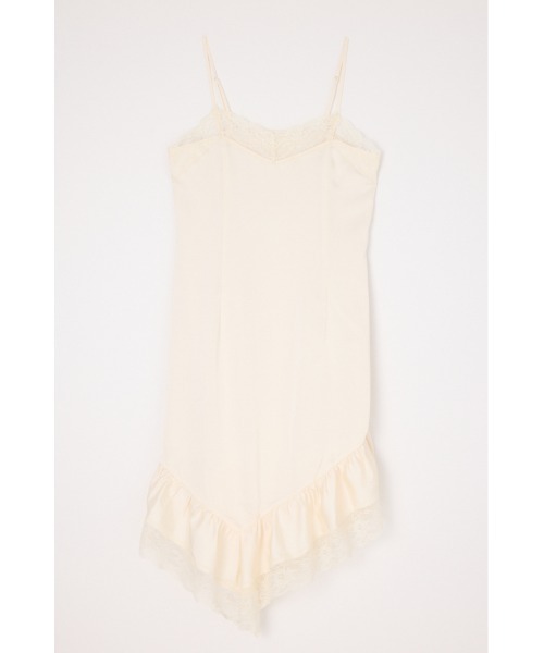 LAGUA GEM（ラグアジェム）の「SATIN LACE CAMI ワンピース（ワンピース・レディース・ブラック/オフホワイト/カーキ・SMALL/MEDIUM）」の6枚目の写真