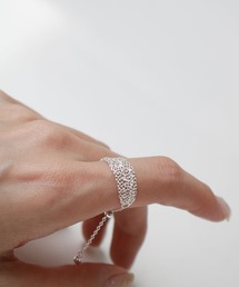 Scrap Book（スクラップブック）の「【Scrap Book】925SVウィズチェーンリング（リング）」