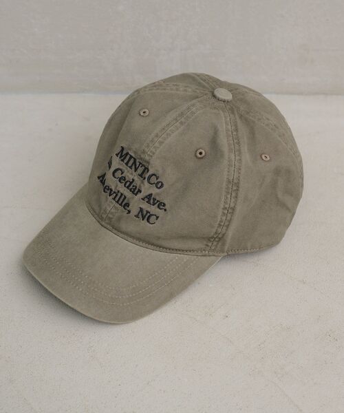 RETRO GIRL（レトロガール）の「刺繍入りウォッシュキャップ（キャップ・レディース・ピンク/オフホワイト/チャコールグレー/ブルー・ONE SIZE）」の9枚目の写真