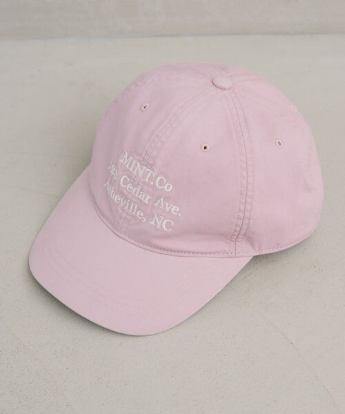RETRO GIRL（レトロガール）の「刺繍入りウォッシュキャップ（キャップ・レディース・ピンク/オフホワイト/チャコールグレー/ブルー・ONE SIZE）」の10枚目の写真