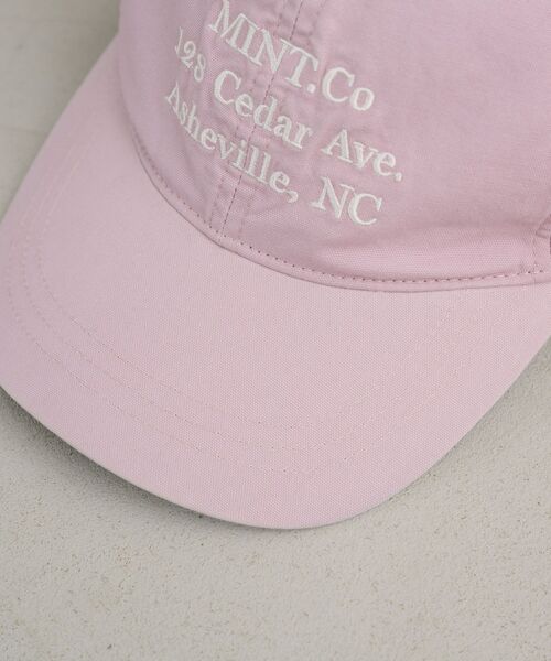 RETRO GIRL（レトロガール）の「刺繍入りウォッシュキャップ（キャップ・レディース・ピンク/オフホワイト/チャコールグレー/ブルー・ONE SIZE）」の22枚目の写真