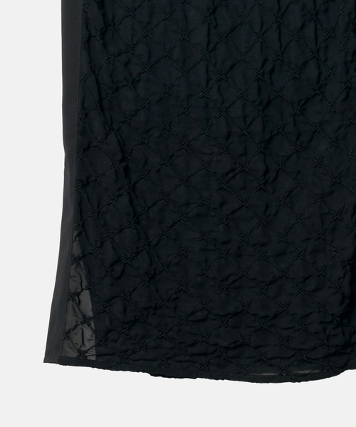 LE CIEL BLEU（ルシェルブルー）の「シフォンシュリンクレースペンシルスカート / Chiffon Shrink Lace Pencil Skirt（スカート・レディース・ホワイト/ブラック・34/36/38）」の22枚目の写真