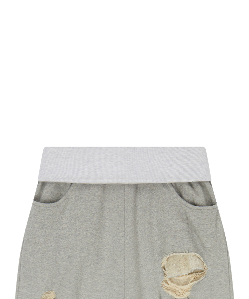 LUVISTRUE(ラヴイズトゥルー)の「EL DAMAGE COLORING TRAINING PANTS(GRAY)(スウェットパンツ・レディース・その他・FREE)」の4枚目の写真