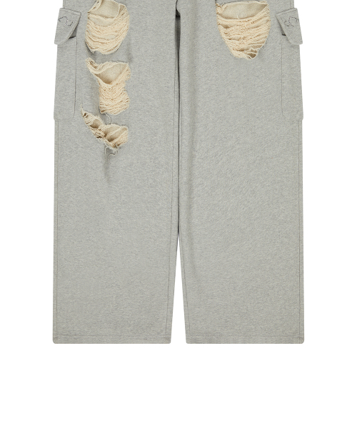 LUVISTRUE(ラヴイズトゥルー)の「EL DAMAGE COLORING TRAINING PANTS(GRAY)(スウェットパンツ・レディース・その他・FREE)」の5枚目の写真