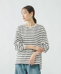 GLOBAL WORK | ヘビロッTEEボーダー長袖/636713(Tシャツ/カットソー)