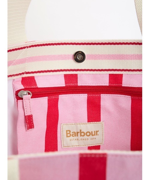 Barbour(バブアー)の「Emily ストライプ トートバッグ(トートバッグ・レディース・ピンク・ONE SIZE)」の5枚目の写真
