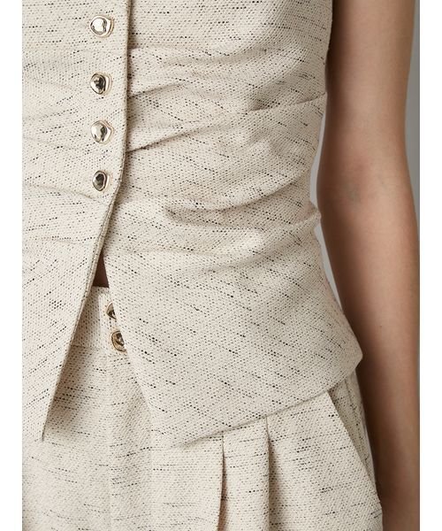 LILY BROWN（リリーブラウン）の「オーナメント釦ホルタージレ（その他トップス・レディース・ベージュ/グレー/ブルー・F）」の12枚目の写真