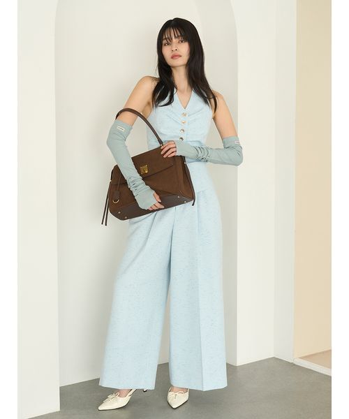 LILY BROWN（リリーブラウン）の「オーナメント釦ホルタージレ（その他トップス・レディース・ベージュ/グレー/ブルー・F）」の14枚目の写真