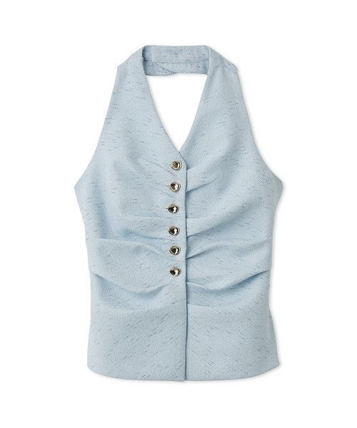 LILY BROWN（リリーブラウン）の「オーナメント釦ホルタージレ（その他トップス・レディース・ベージュ/グレー/ブルー・F）」の16枚目の写真