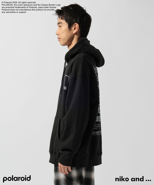 Polaroid(ポラロイド)】プリントパーカー（パーカー）｜niko and