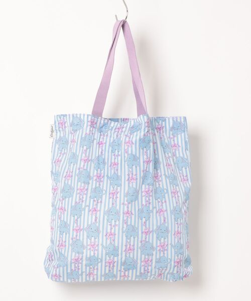 Cath Kidston(キャスキッドソン)の「フォルダウェイ トートバッグ Nana The Elephant(エコバッグ/サブバッグ・レディース・ブルー・FREE)」の5枚目の写真