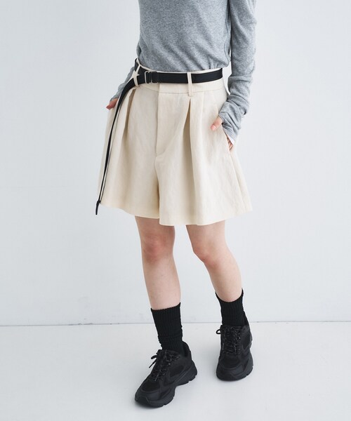 CODE A（コードエー）の「arc short pants（その他パンツ・レディース・ブラック/ライトベージュ・34/36）」の17枚目の写真