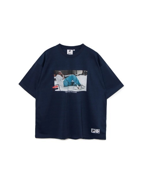 FILA(フィラ)の「S/S PHOTO TEE01 / 2PACフォトTシャツ(Tシャツ/カットソー・メンズ・ネイビー/ホワイト・M/S/XL/L)」の5枚目の写真