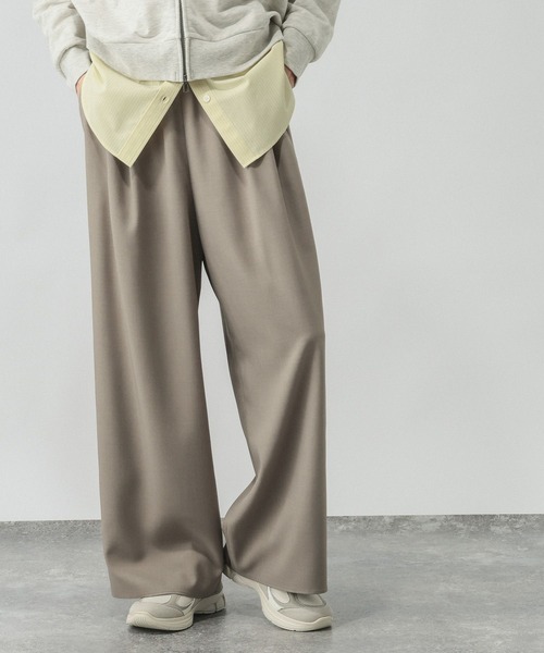 GLOBAL WORK(グローバルワーク)の「ギャザーイージーワイドパンツ/632953(その他パンツ・レディース・ブラック/ブラウン/ダークブラウン・MEDIUM/SMALL/LARGE)」の15枚目の写真