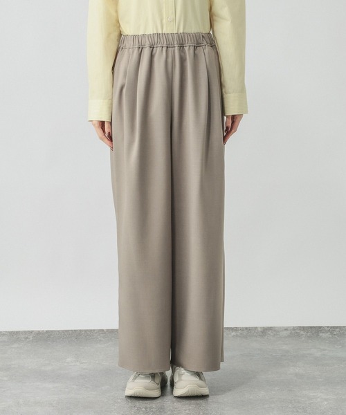 GLOBAL WORK(グローバルワーク)の「ギャザーイージーワイドパンツ/632953(その他パンツ・レディース・ブラック/ブラウン/ダークブラウン・MEDIUM/SMALL/LARGE)」の16枚目の写真