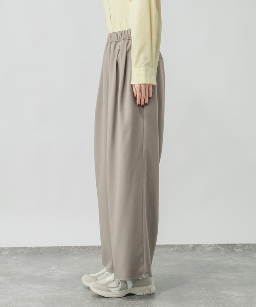 GLOBAL WORK(グローバルワーク)の「ギャザーイージーワイドパンツ/632953(その他パンツ・レディース・ブラック/ブラウン/ダークブラウン・MEDIUM/SMALL/LARGE)」の17枚目の写真