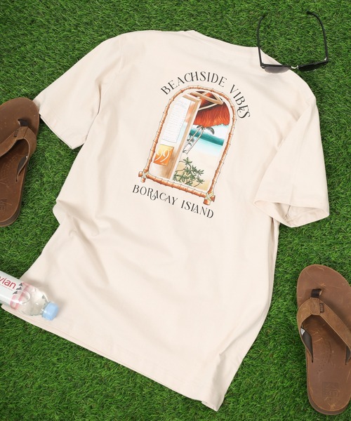 BENCH(ベンチ)の「Bench コットン プリント半袖TEEシャツ(Tシャツ/カットソー・メンズ・グレー/ベージュ系1/ベージュ系/ベージュ/ブラック/ホワイト/チャコールグレー/ネイビー/パープル/ホワイト系3/ホワイト系2/ホワイト系1/ホワイト系/ダークインディゴブルー/オールドローズ系/グリーン/ブルー/レッド/ネイビー系/グリーン系/ベージュ系2・L/M/XL)」の11枚目の写真