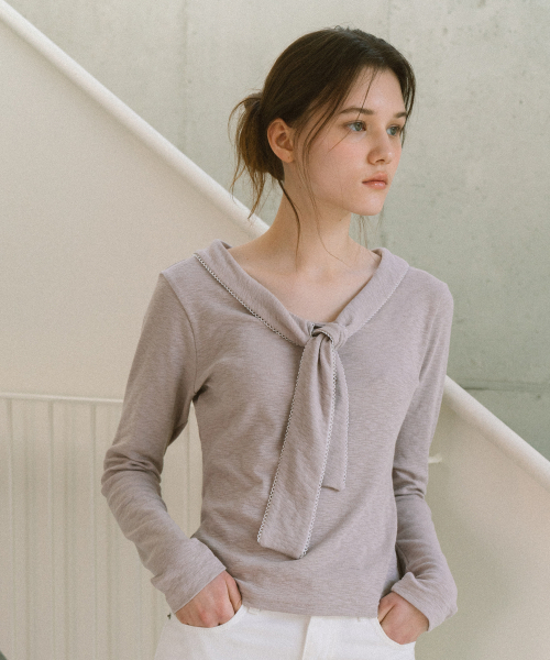 YUPPE(ヨッペ)の「タイレースTシャツ_ピンク(Tシャツ/カットソー・レディース・その他・ONE)」の1枚目の写真