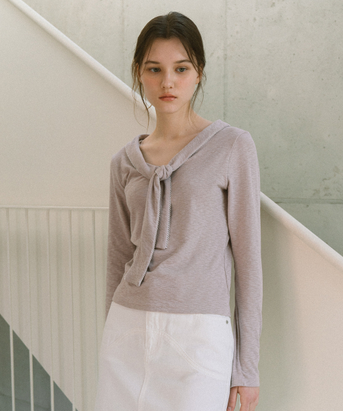 YUPPE(ヨッペ)の「タイレースTシャツ_ピンク(Tシャツ/カットソー・レディース・その他・ONE)」の2枚目の写真