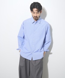【REAL STANDARD/リアルスタンダード】T/Cブロード レギュラーカラー 長袖シャツ
