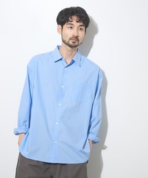 【REAL STANDARD/リアルスタンダード】T/Cブロード レギュラーカラー 長袖シャツ