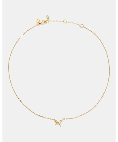 kate spade new york（ケイトスペード ニューヨーク）の「ガーリー パーリー ミニ ボウ ペンダント（ネックレス・レディース・イエロー・ONESIZE）」の2枚目の写真