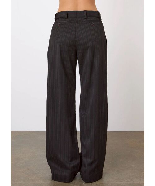 PULP/417EDIFICE(パルプフォーワンセブンエディフィス)の「peachy den / ピーチーデン LENNOX TROUSERS(スラックス・レディース・ブラック・SMALL)」の3枚目の写真