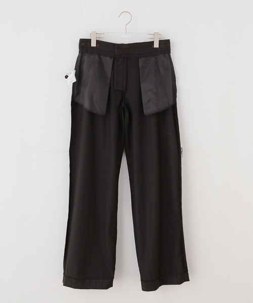 PULP/417EDIFICE(パルプフォーワンセブンエディフィス)の「peachy den / ピーチーデン LENNOX TROUSERS(スラックス・レディース・ブラック・SMALL)」の11枚目の写真