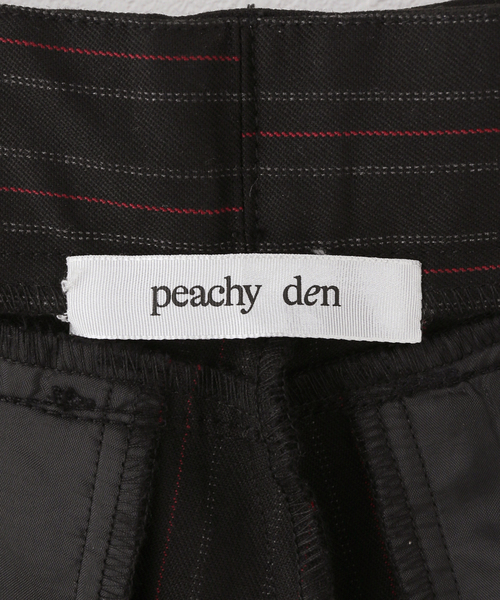 PULP/417EDIFICE(パルプフォーワンセブンエディフィス)の「peachy den / ピーチーデン LENNOX TROUSERS(スラックス・レディース・ブラック・SMALL)」の12枚目の写真