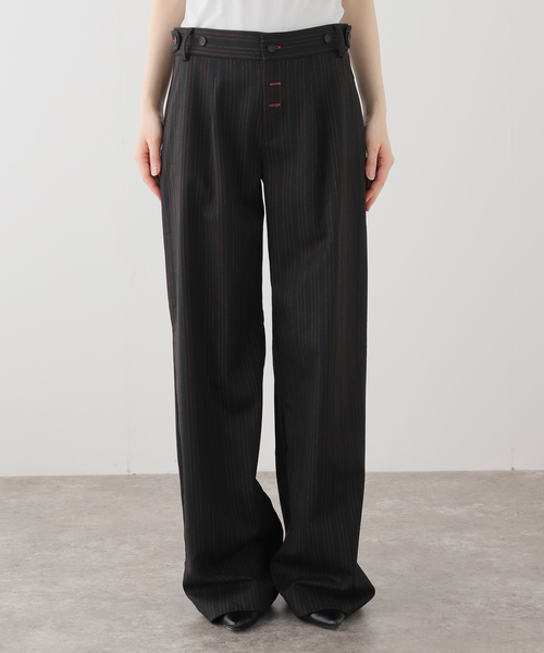 PULP/417EDIFICE(パルプフォーワンセブンエディフィス)の「peachy den / ピーチーデン LENNOX TROUSERS(スラックス・レディース・ブラック・SMALL)」の15枚目の写真